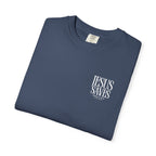 Jesus Saves T-Shirt — Minimal Embossed Religious Tee Printify