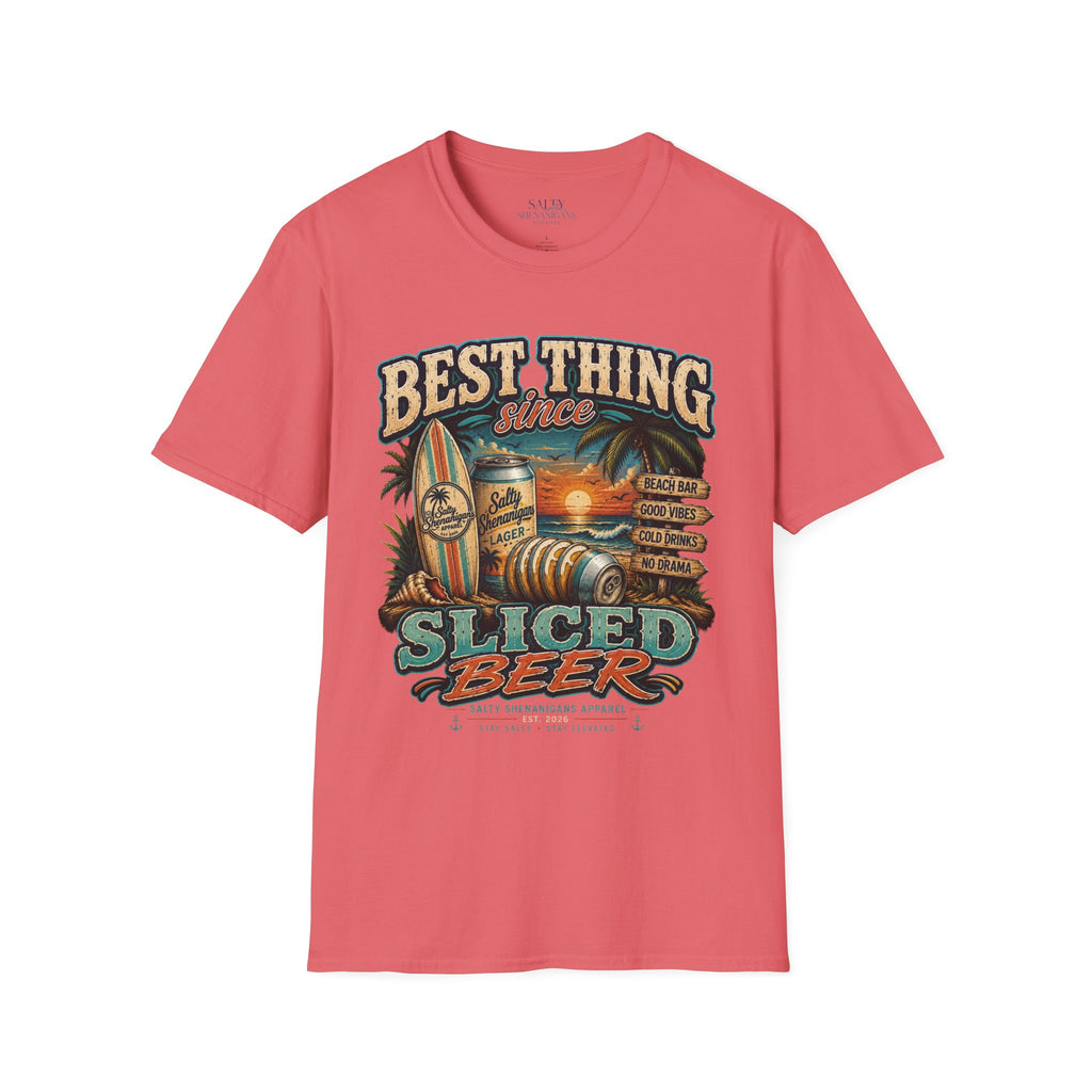 Best Thing Since Sliced Beer T-Shirt | Funny Beach Beer Shirt Printify