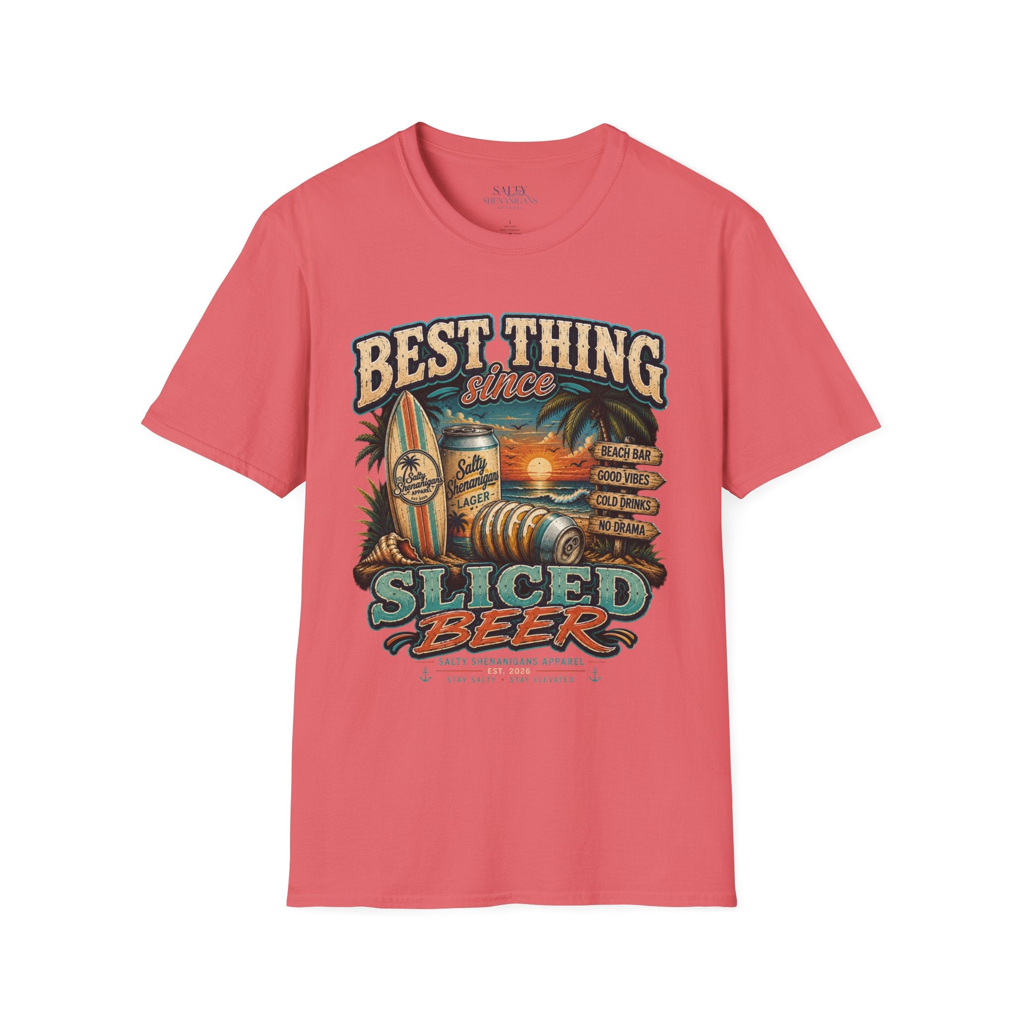 Best Thing Since Sliced Beer T-Shirt | Funny Beach Beer Shirt Printify