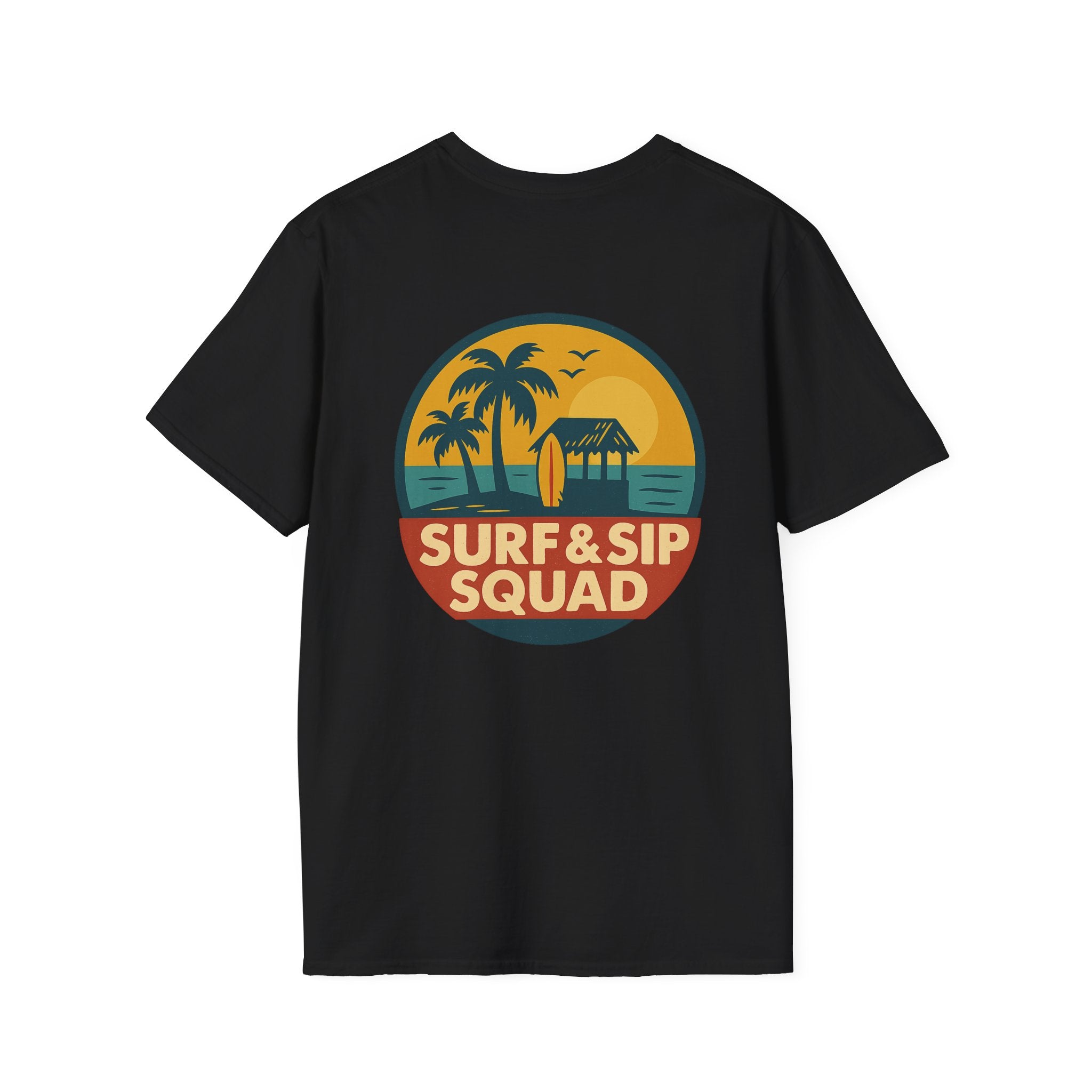 Surf & Sip Squad Beach T-Shirt
