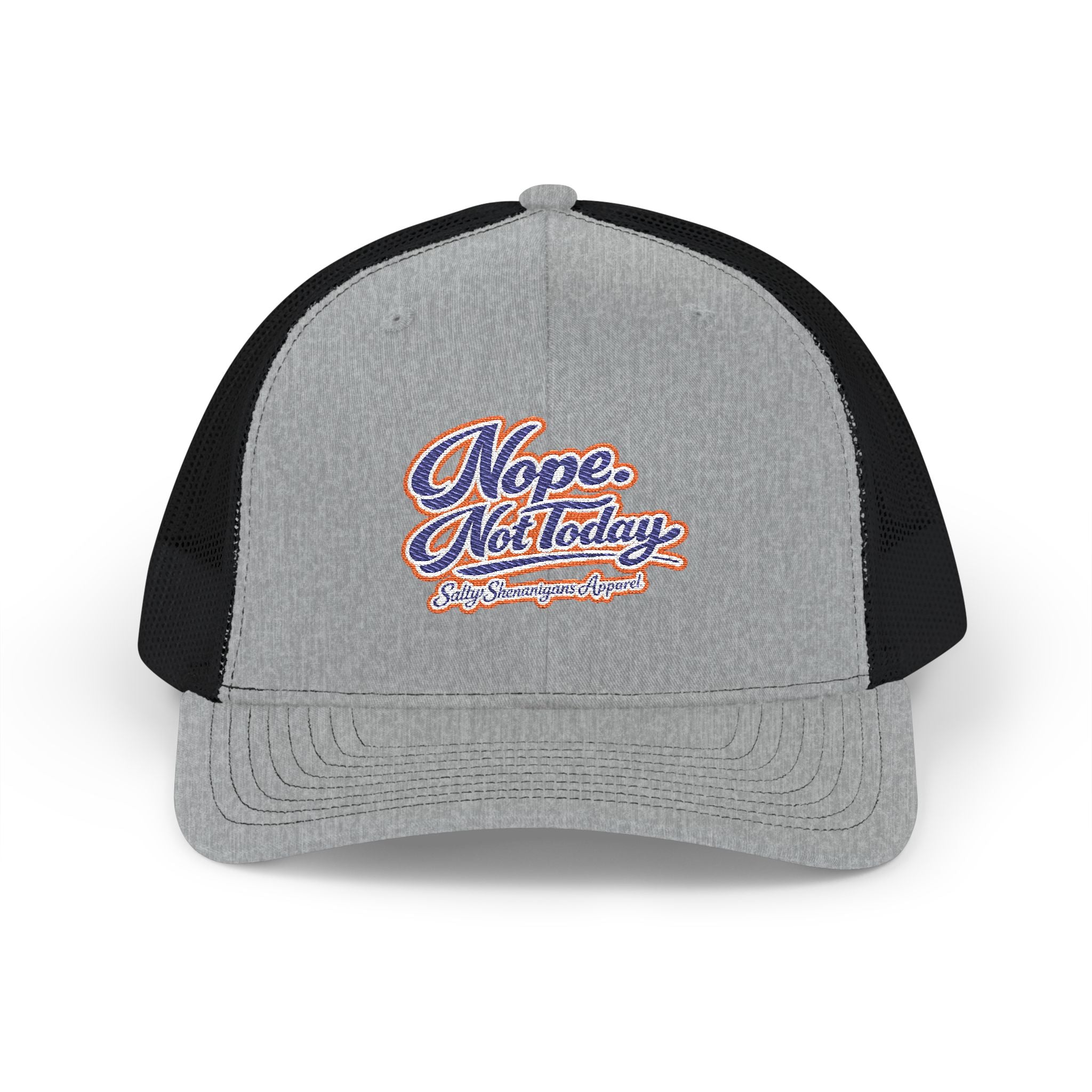 Nope. Not Today. Snapback Trucker Hat | Premium Coastal Mesh Cap Printify