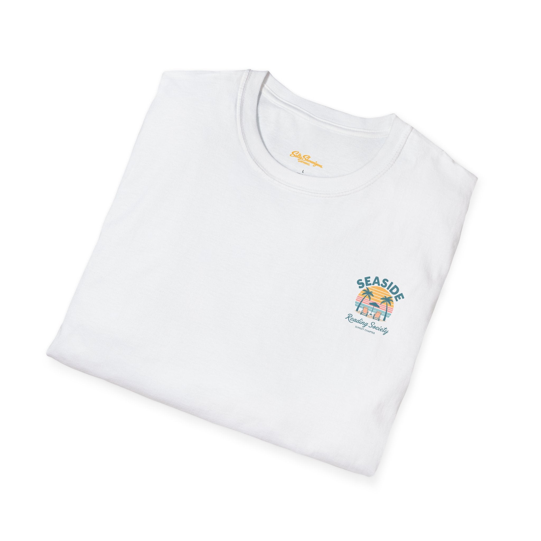 Seaside Reading Society T-Shirt | Salty Shenanigans Printify