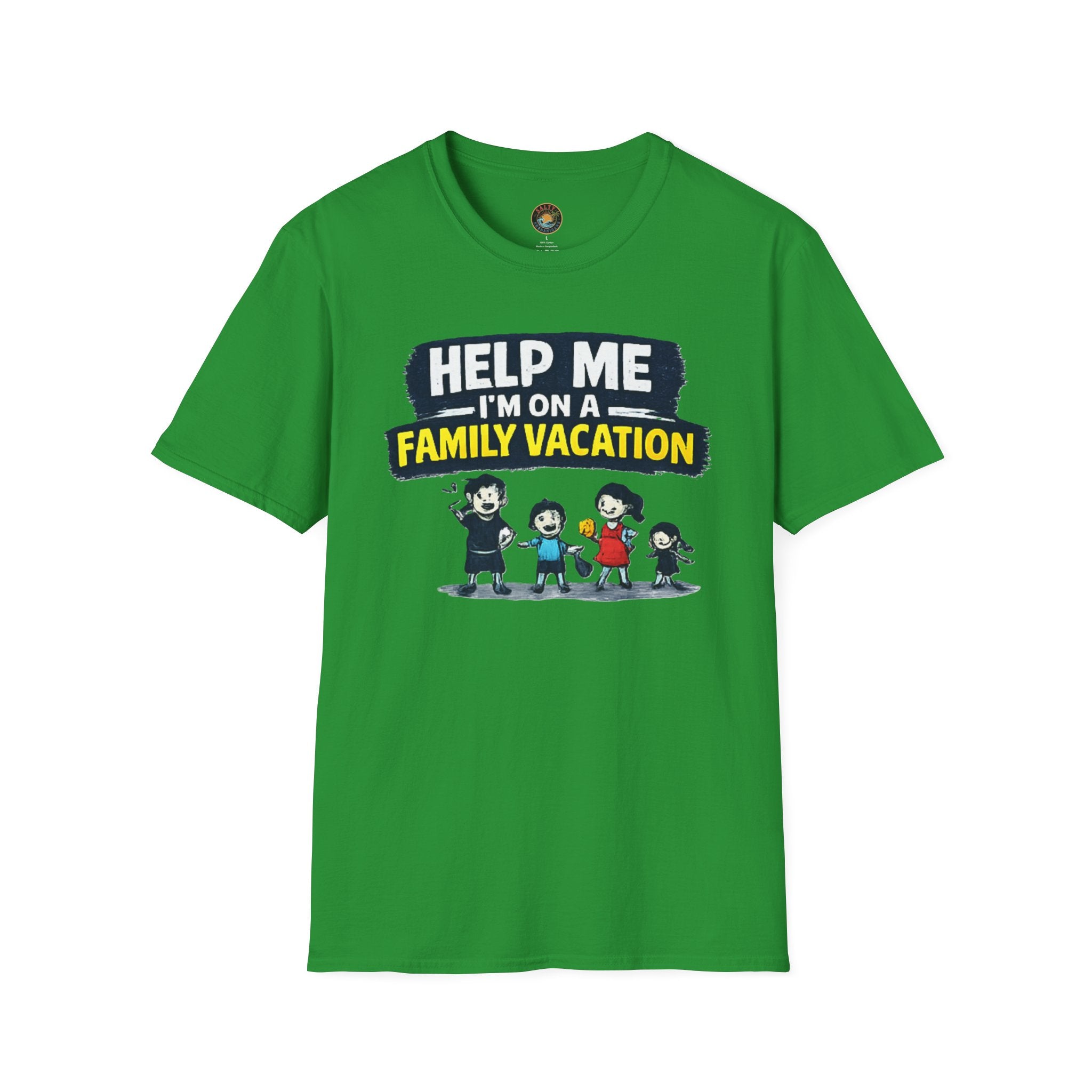 Help Me!! Family Vacation T-Shirt | Salty Shenanigans Funny Vacation Tee