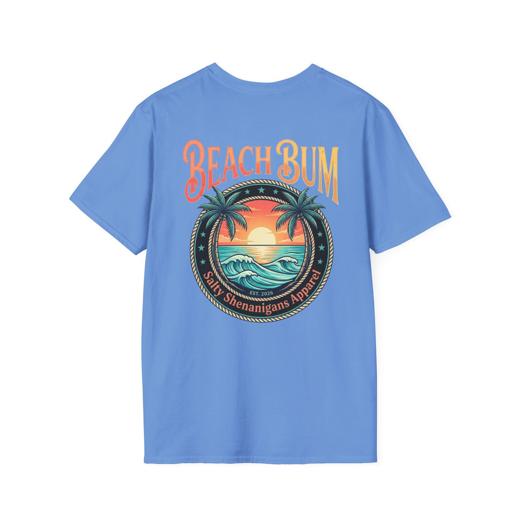 Beach Bum Coastal Sunset T-Shirt Printify