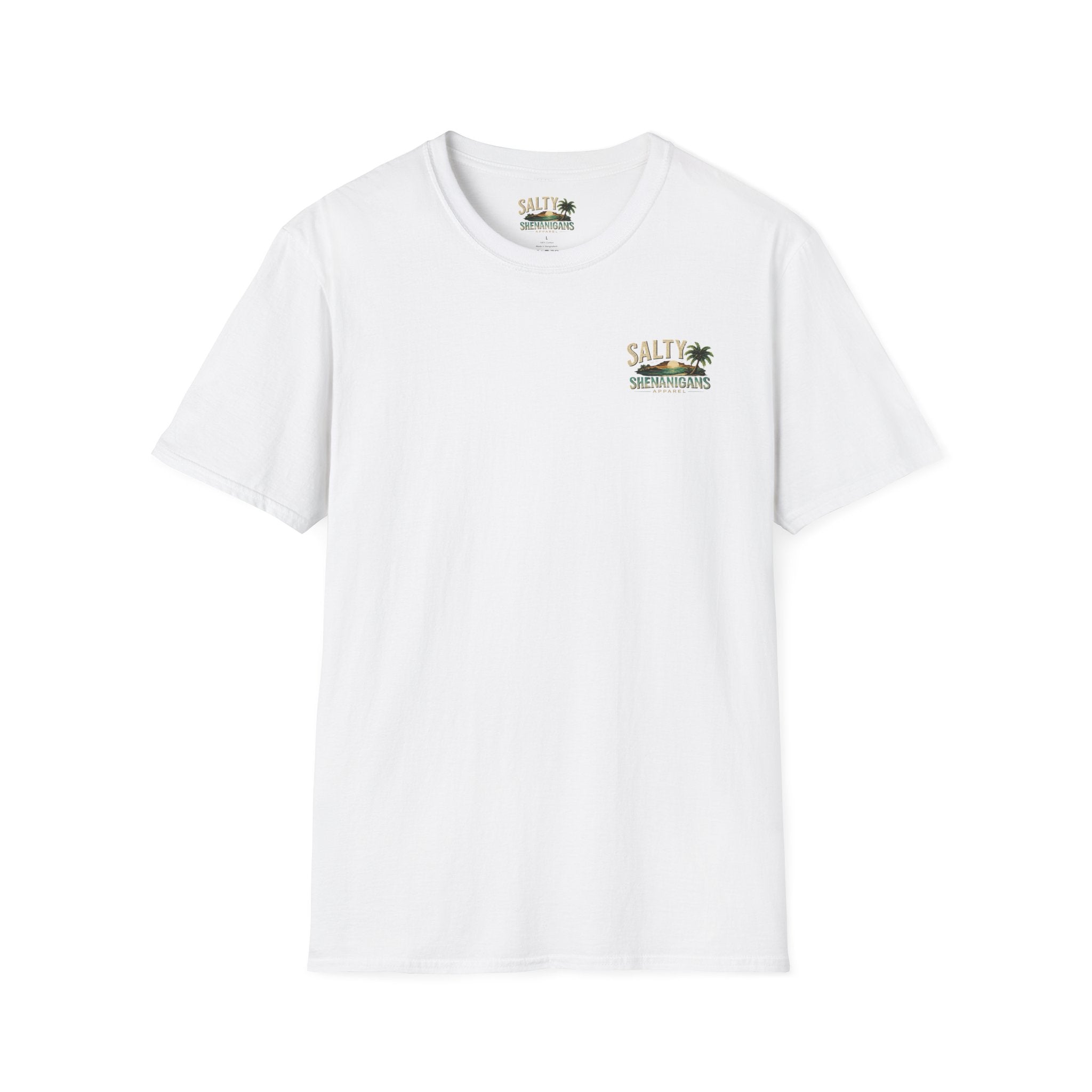 It's Five O'Clock Somewhere, Don't Judge Me | Funny Beach Bar Graphic Tee Printify
