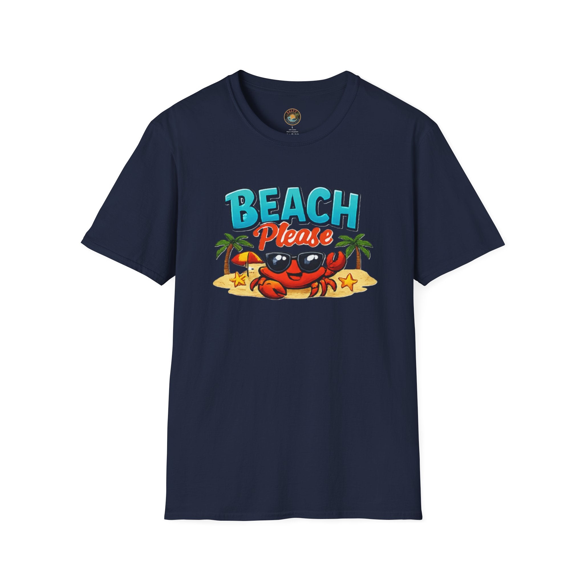 Beach Please T-Shirt | Salty Shenanigans Funny Vacation Tee
