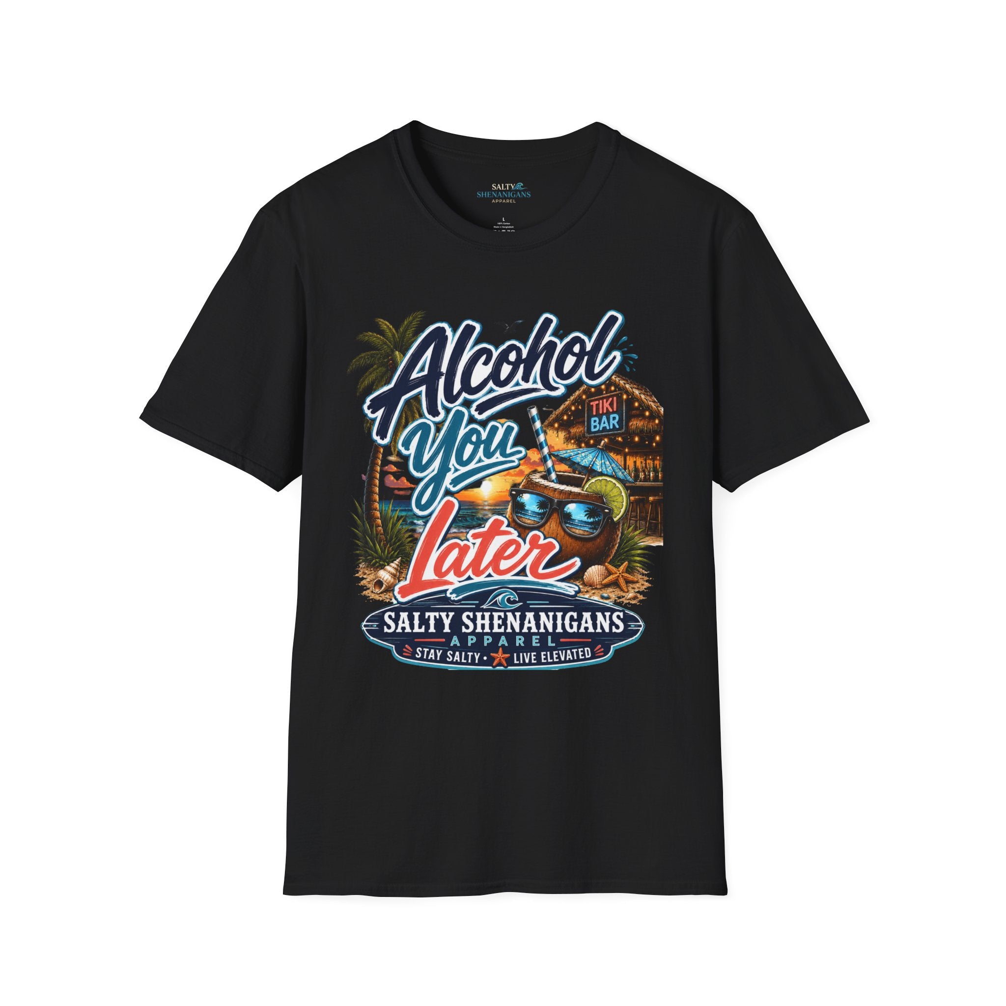 Alcohol You Later | Funny Cocktail Tee Printify