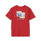 Coastal Getaway T-Shirt — Vintage Stamp Beach Tee Printify