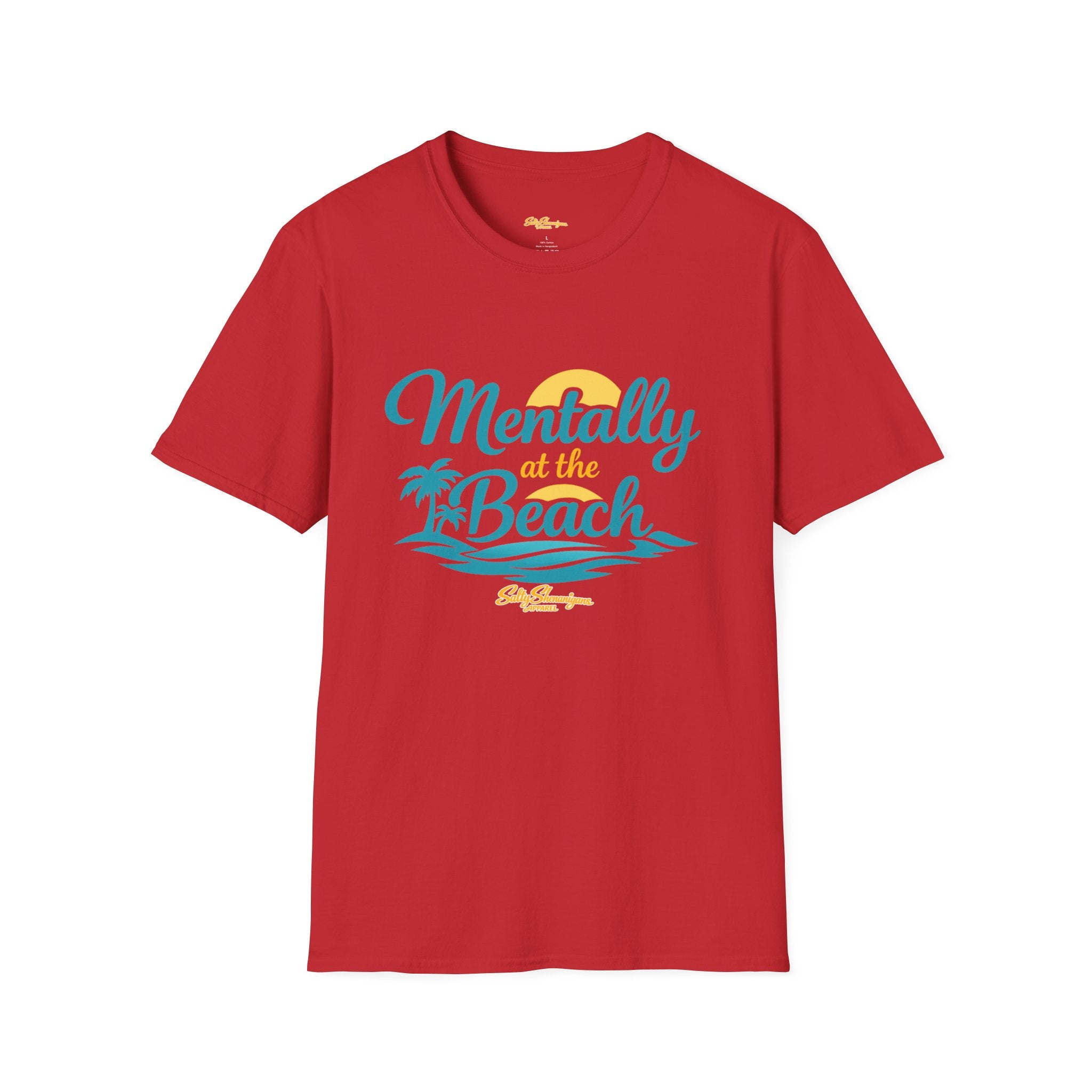 Mentally At The Beach T-shirt Salty Shenanigans Apparel Printify