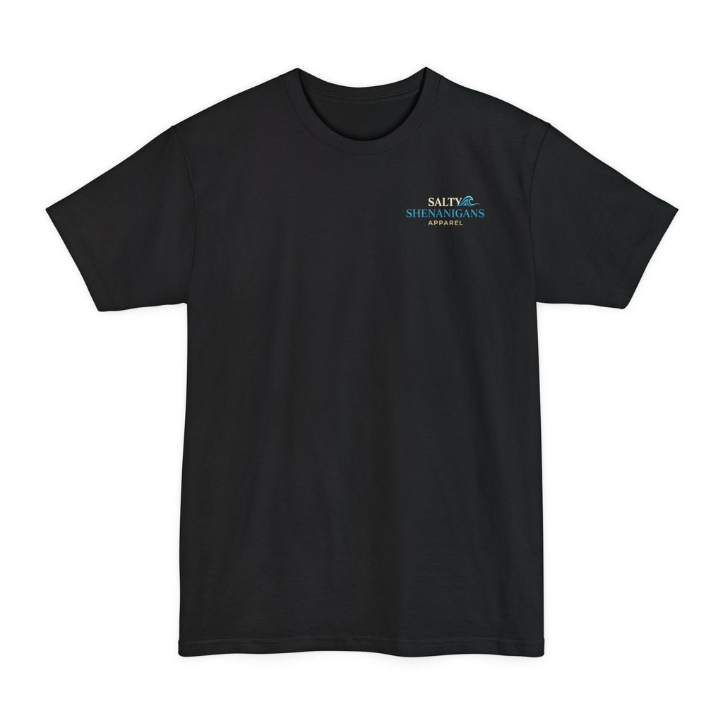 Happy Hour MVP Beach Bar Graphic Tall T-Shirt | Hanes Beefy-T Tall Tee Printify