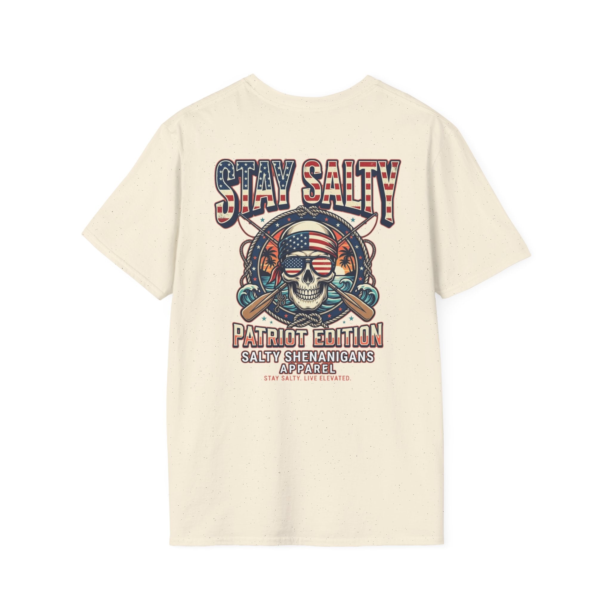 Stay Salty Patriot Edition Patriotic Beach Tee Printify
