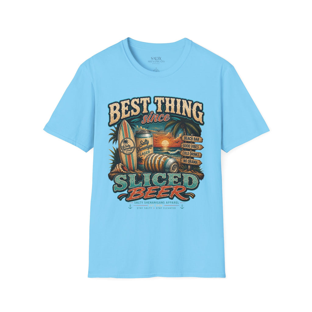 Best Thing Since Sliced Beer T-Shirt | Funny Beach Beer Shirt Printify