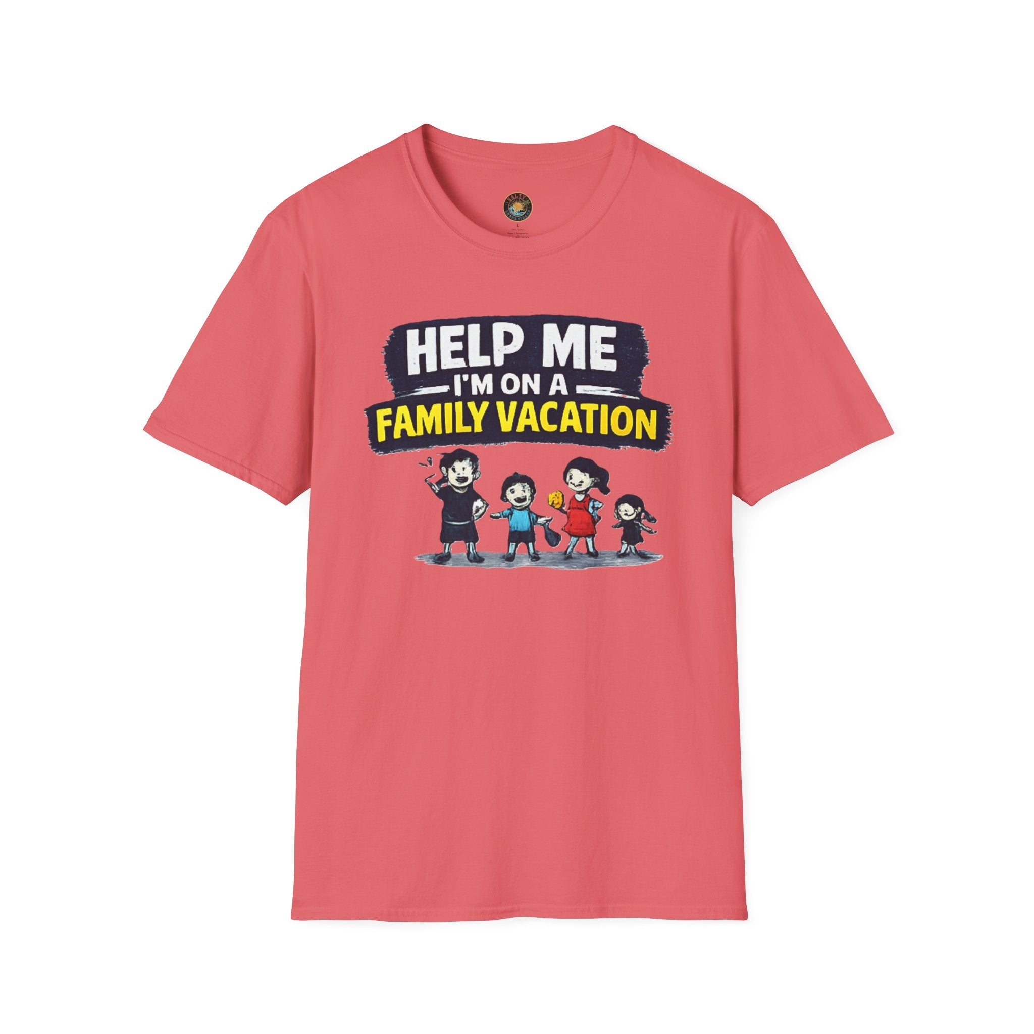 Help Me!! Family Vacation T-Shirt | Salty Shenanigans Funny Vacation Tee