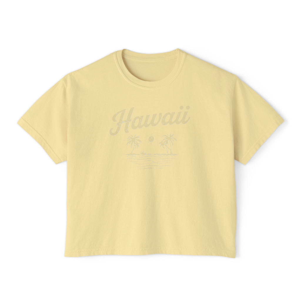 Hawaii Women's Boxy Tee — Salty Shenanigans