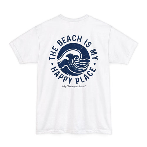 Beach Is My Happy Place Tall T-Shirt — Salty Shenanigans Apparel Printify