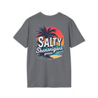 Salty Shenanigans Apparel Beach Palm T-Shirt Printify