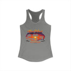 Women's Salty Shenanigans Key West Palm Racerback Tank Printify