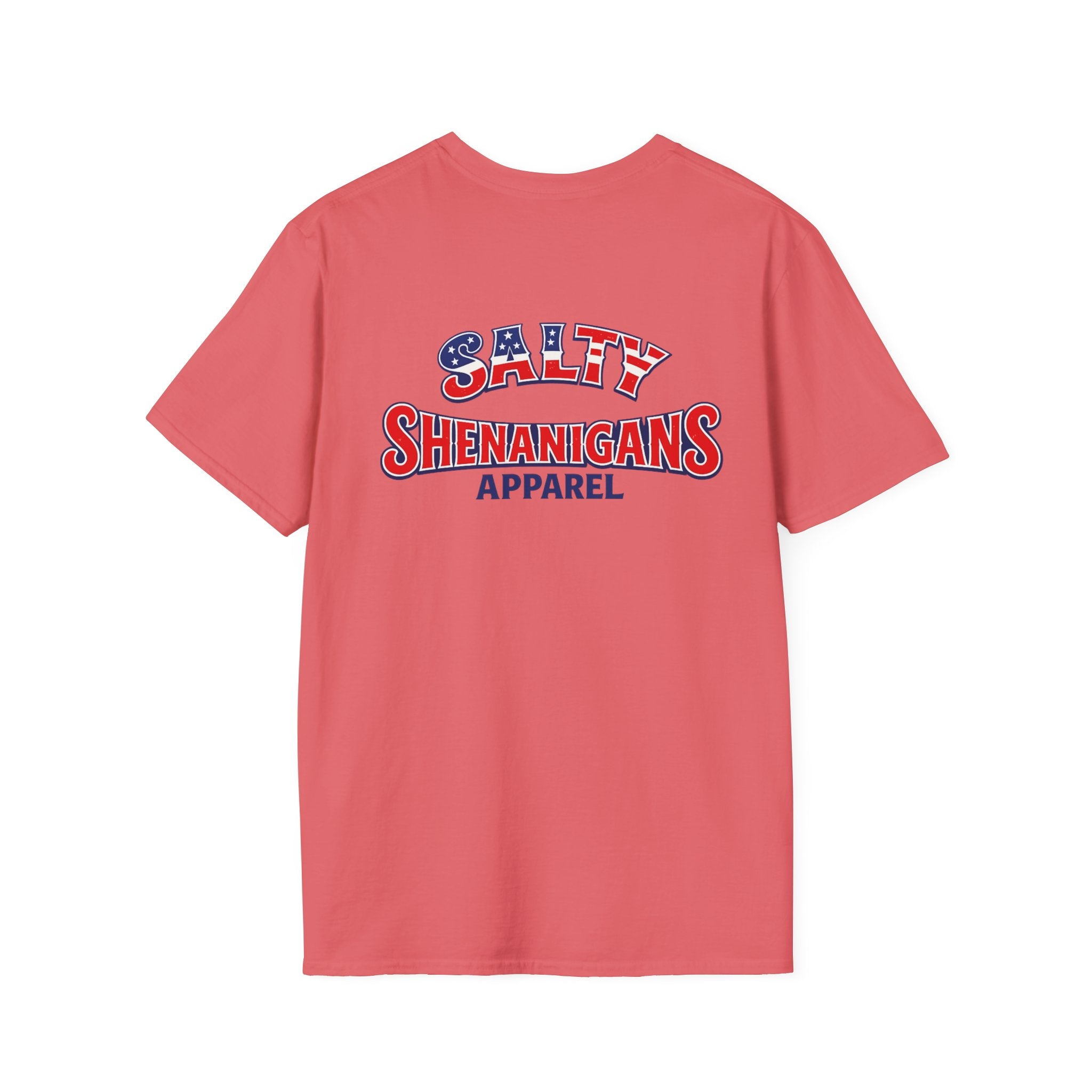 Salty Shenanigans Americana Logo Tee – Printify