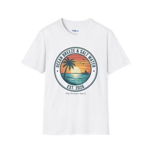 Copy of Salty Shenanigans Apparel Ocean Breeze & Salt Water T-Shirt Printify