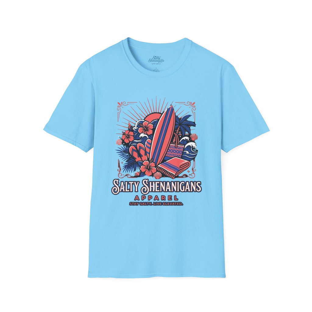 Salty Shenanigans Coastal Escape T-Shirt Printify