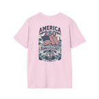 Salty Shenanigans Apparel America 250 Beach Palm T-Shirt Printify