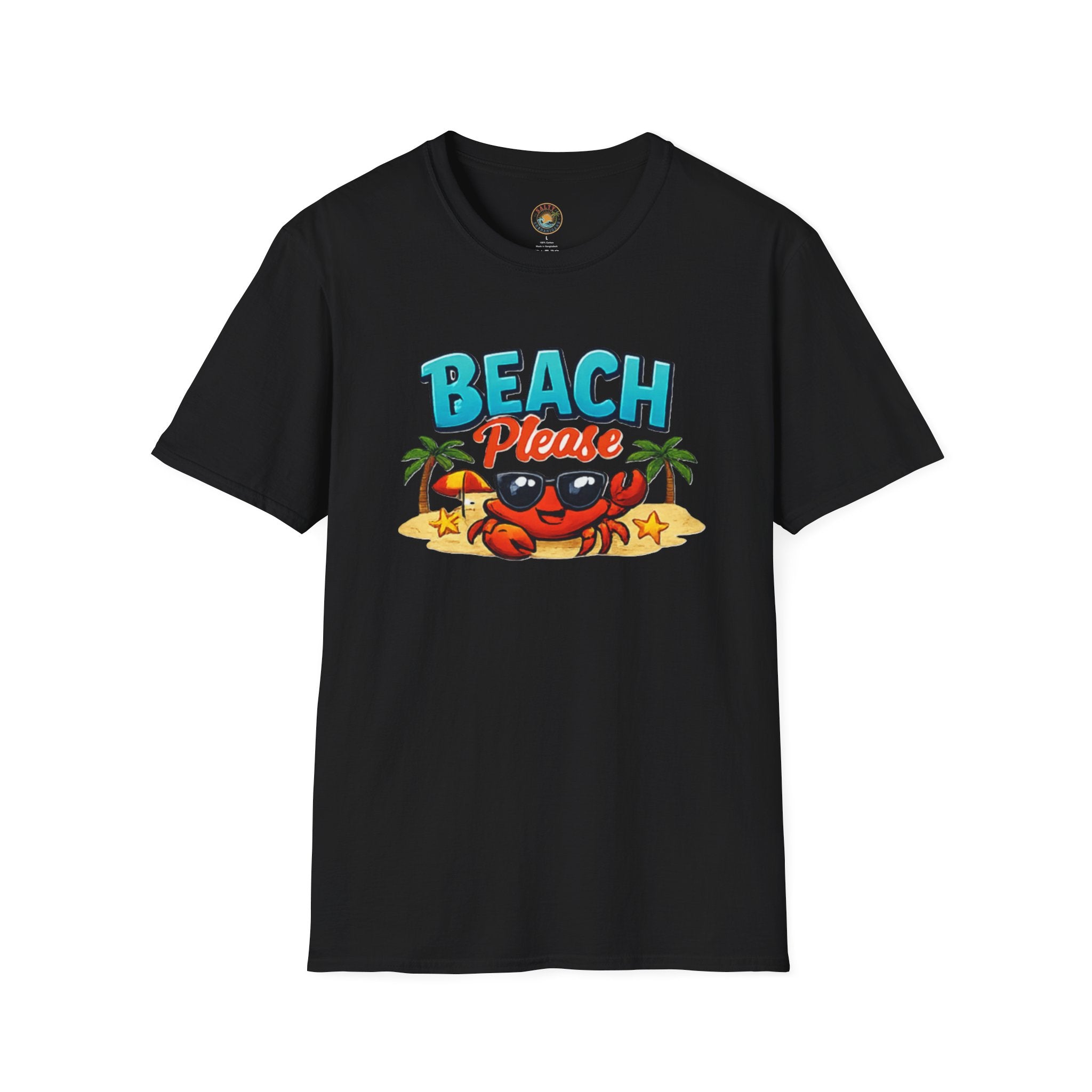 Beach Please T-Shirt | Salty Shenanigans Funny Vacation Tee
