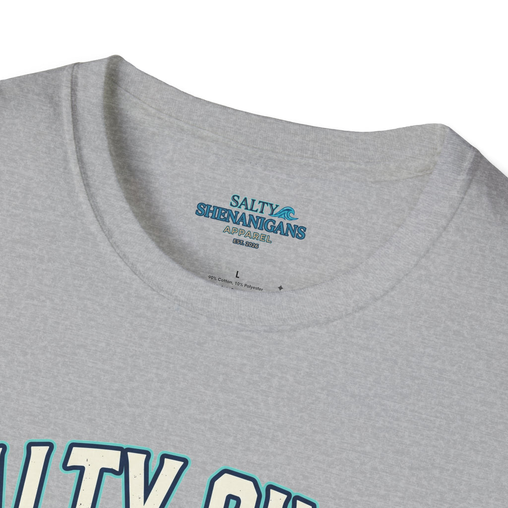 Salty Since 1776 Eagle Surfboard Patriotic Beach Shirt Printify