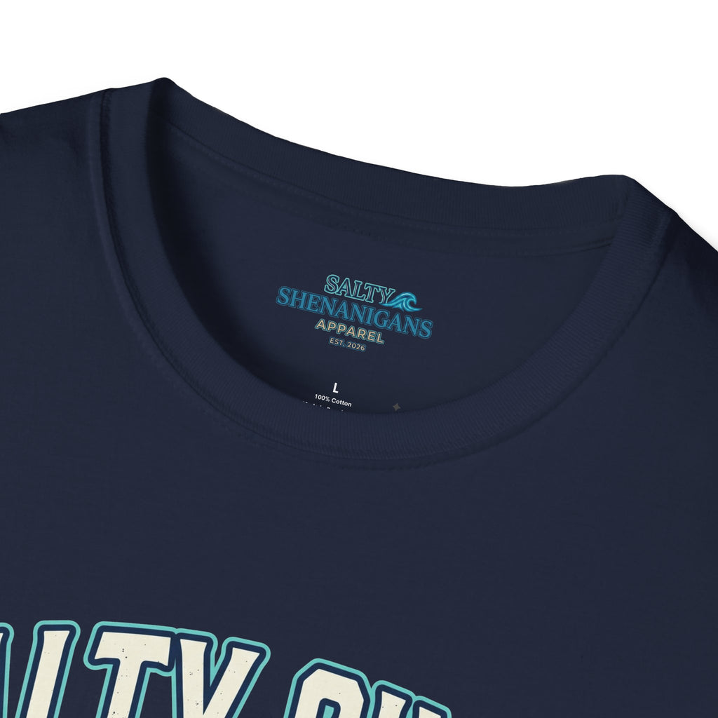 Salty Since 1776 Eagle Surfboard Patriotic Beach Shirt Printify