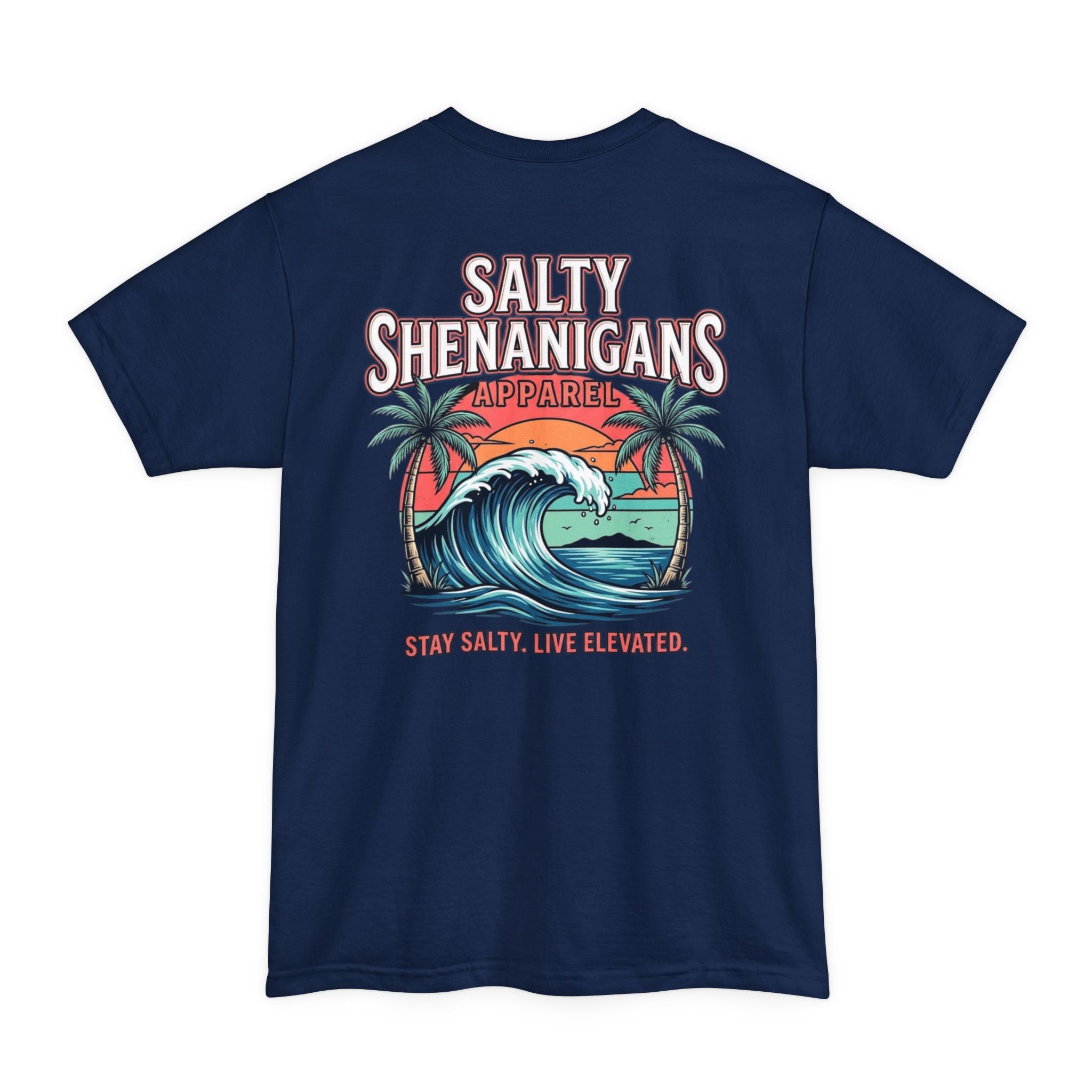 Salty Shenanigans Wave Crest T-Shirt Printify