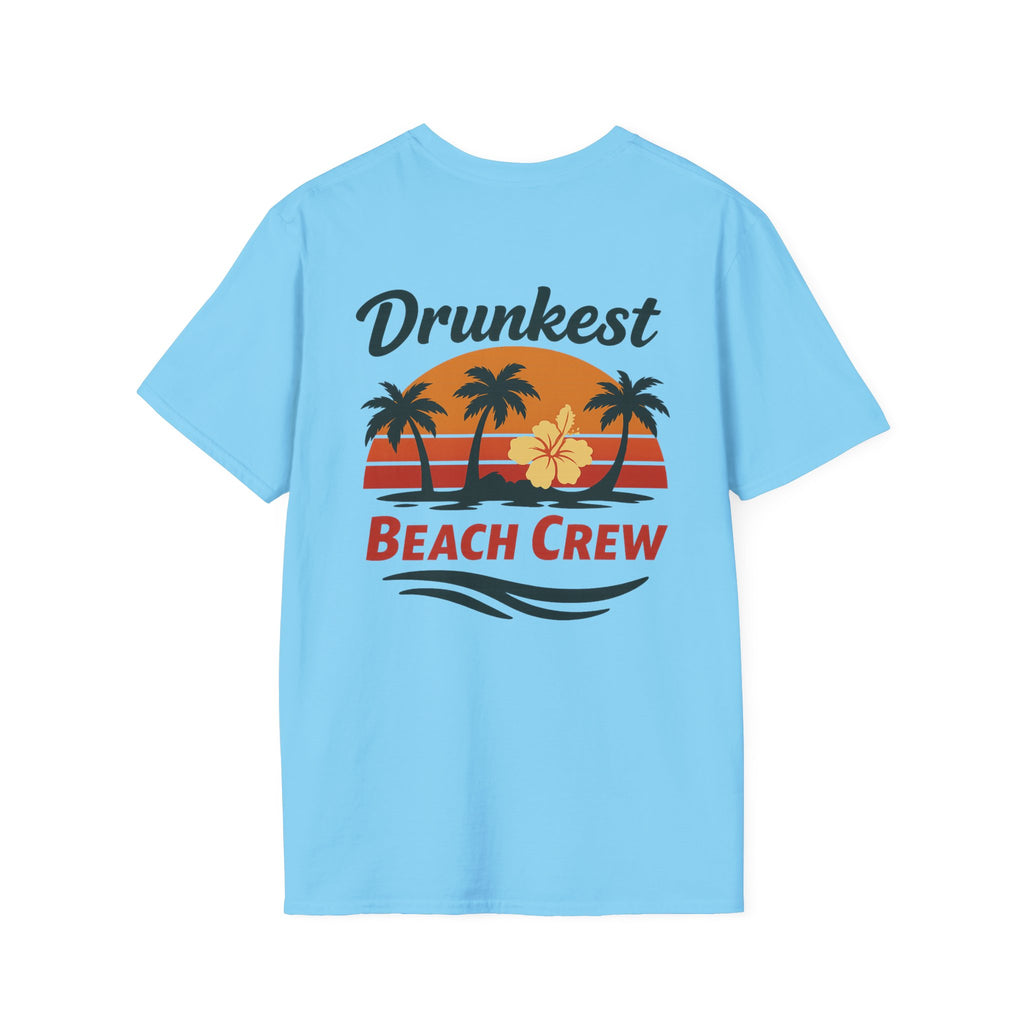 Drunkest Beach Crew T-Shirt Printify