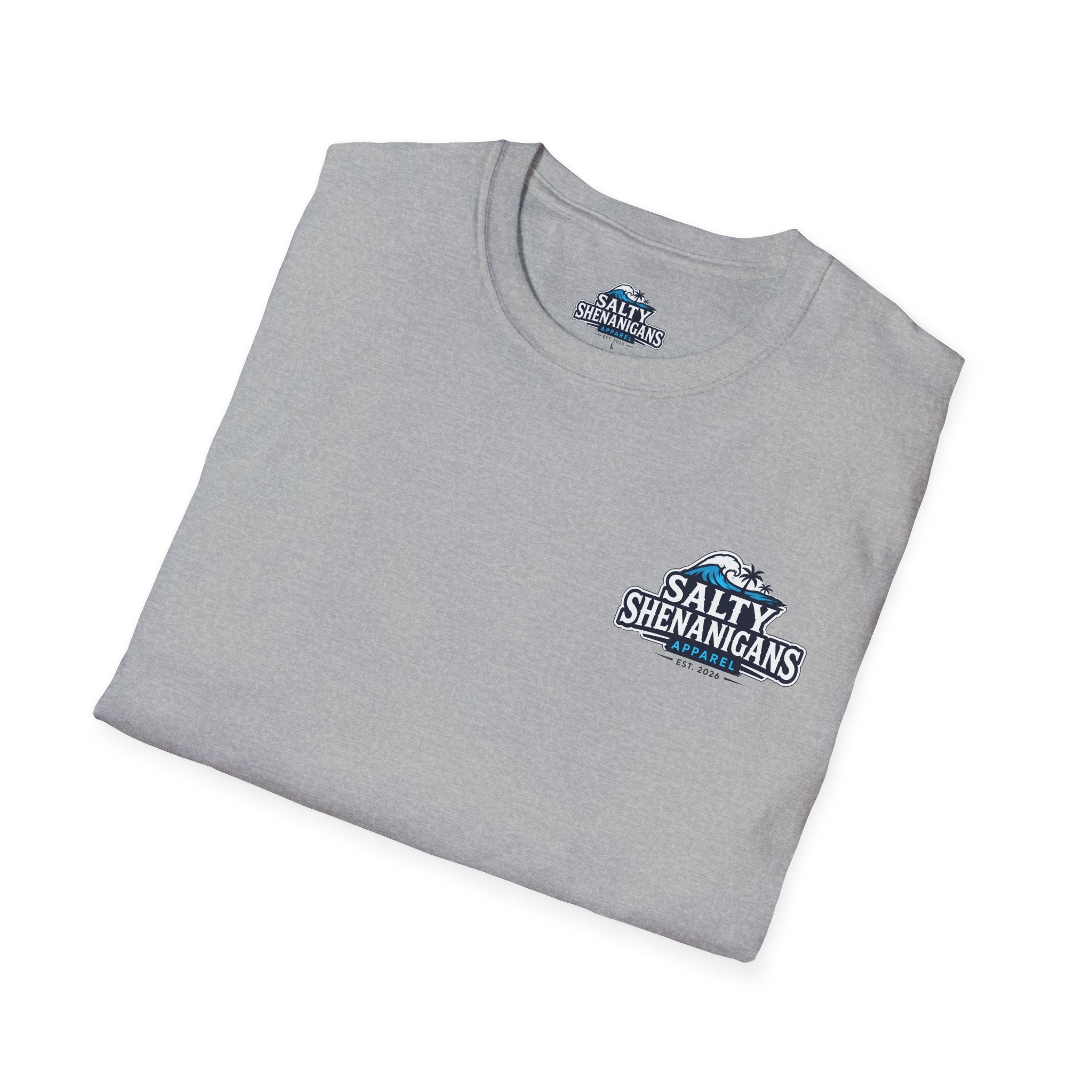 I Drink Well With Others Beach Bar T-Shirt | Tropical Happy Hour Shirt Printify