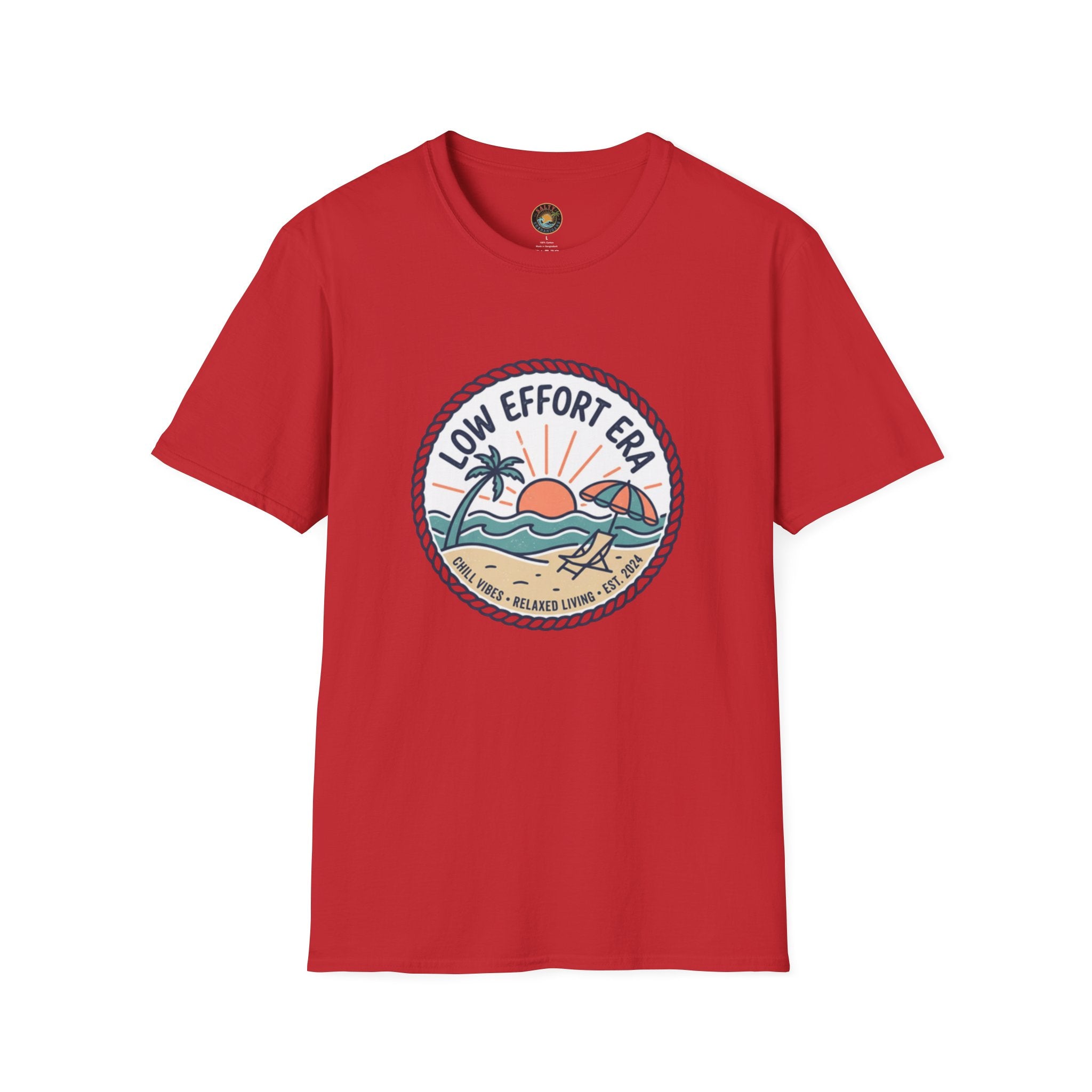 Low Effort Era, T-Shirt | Funny Vacation Tee