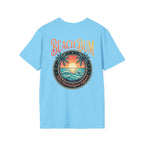 Beach Bum Coastal Sunset T-Shirt Printify