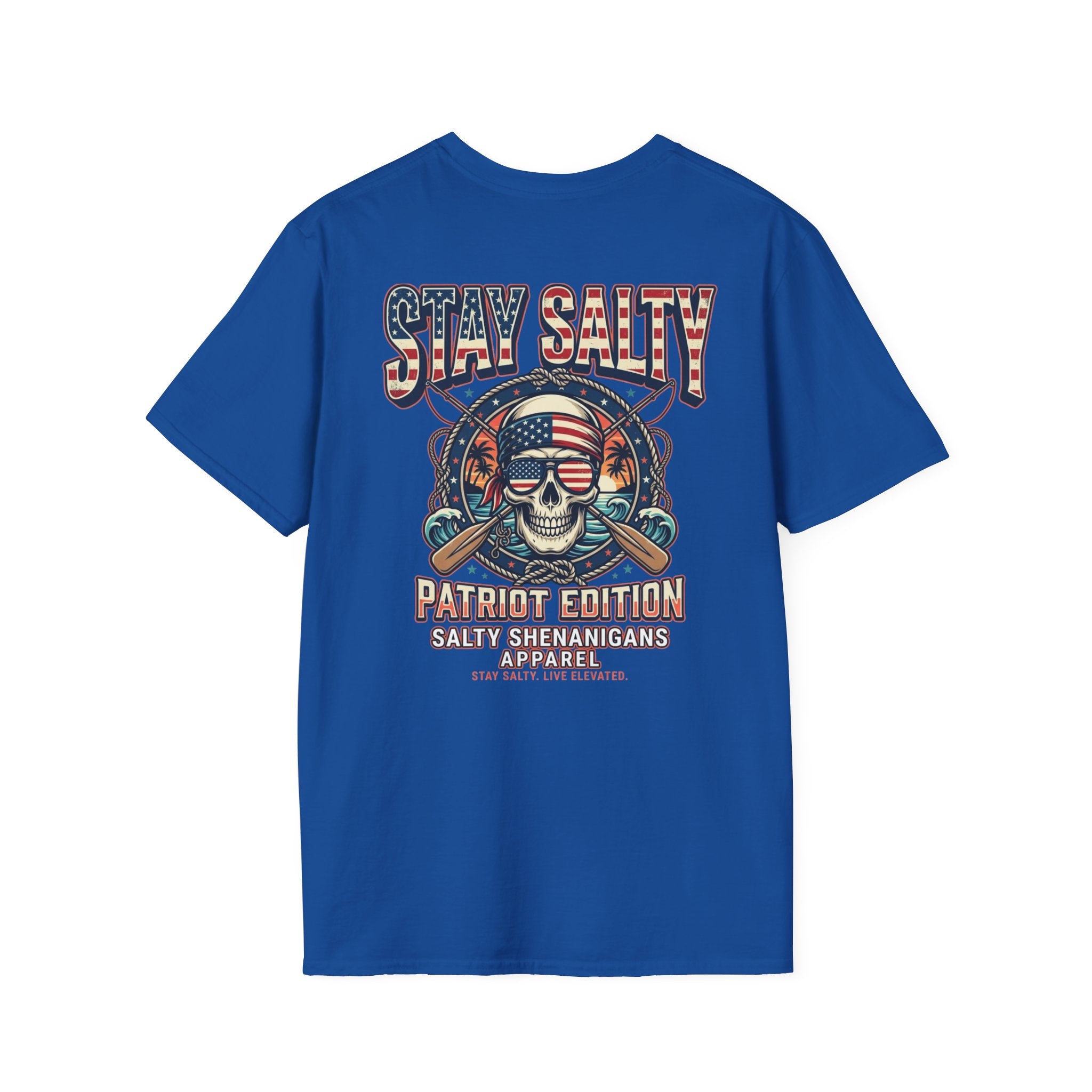 Stay Salty Patriot Edition Patriotic Beach Tee Printify