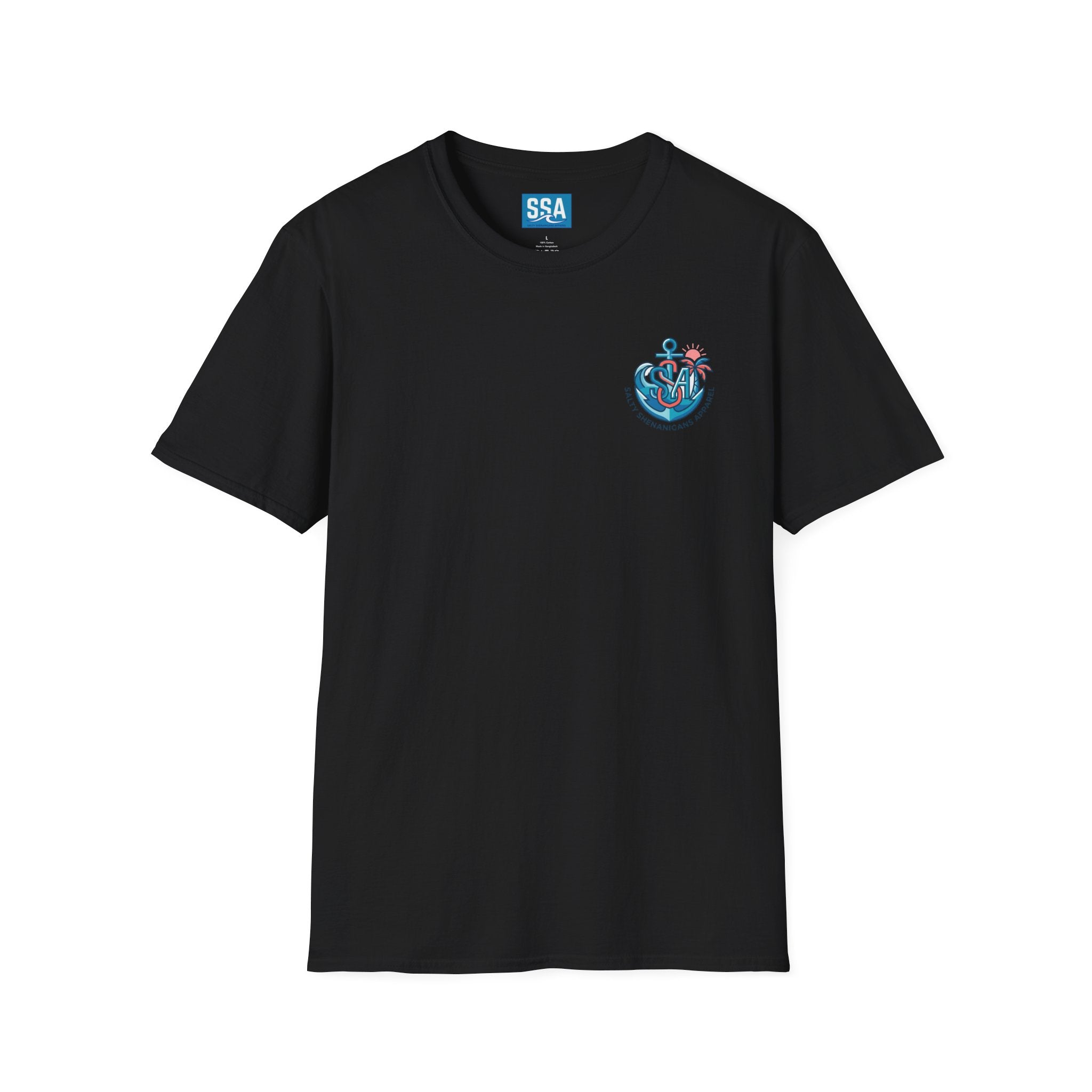Palm Anchor SSA Salty Shenanigans Beach Tee Printify
