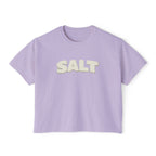 SALT Women's Boxy Tee - 'Salty Shenanigans' Beach Sunset Graphic Printify