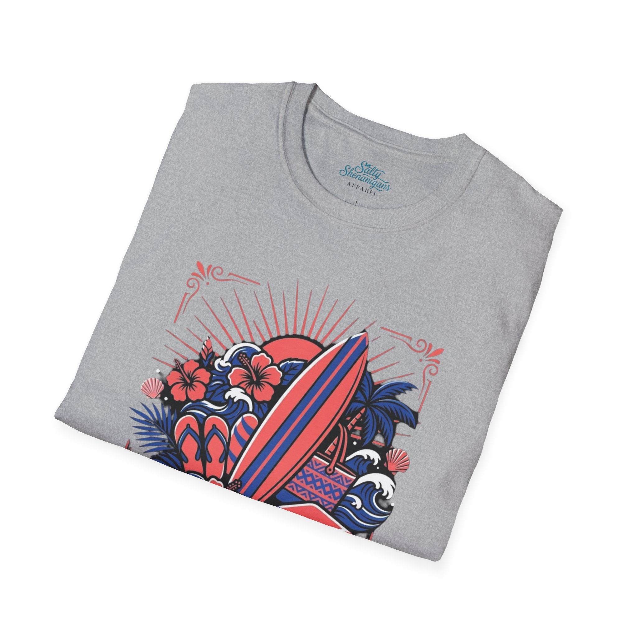 Salty Shenanigans Coastal Escape T-Shirt Printify