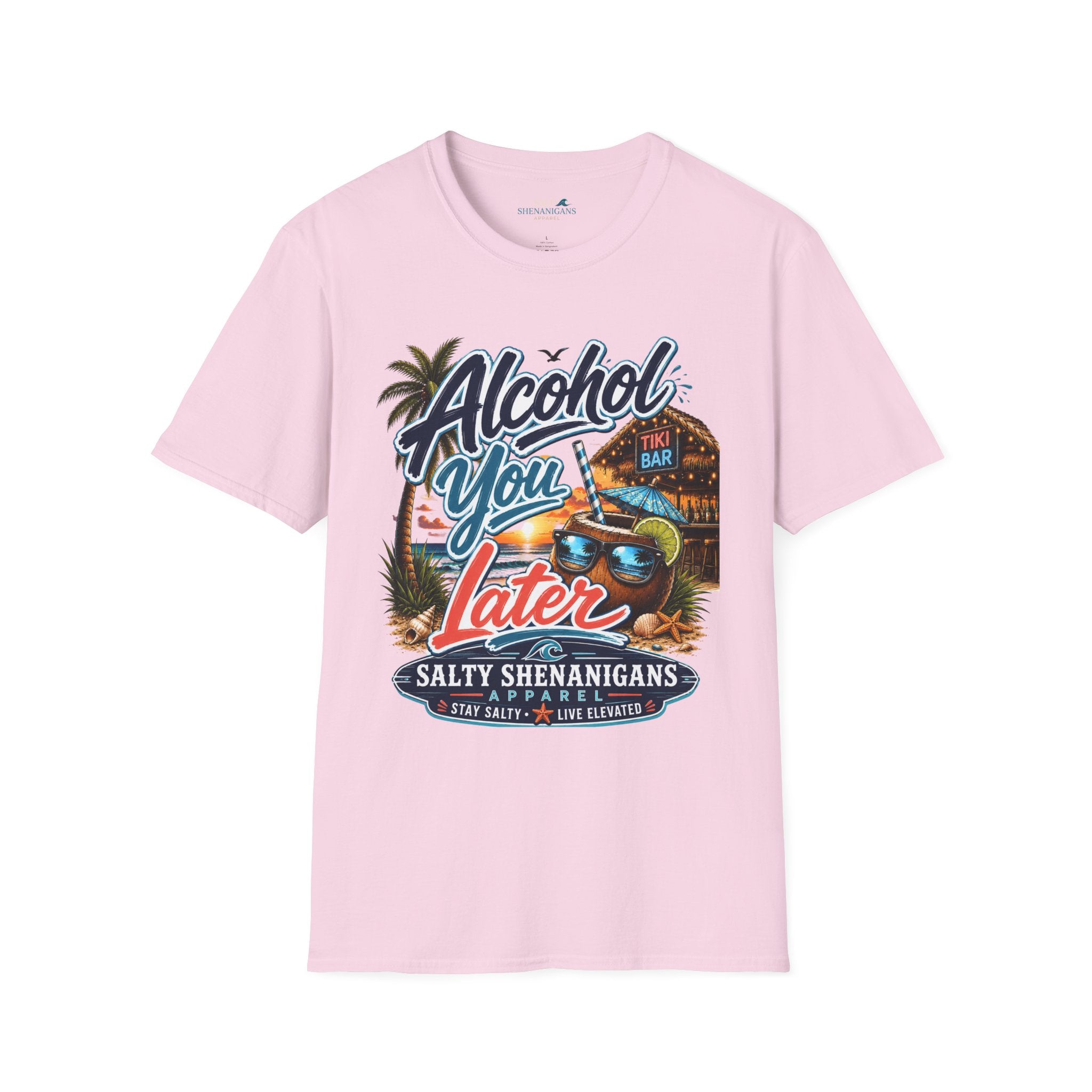 Alcohol You Later | Funny Cocktail Tee Printify