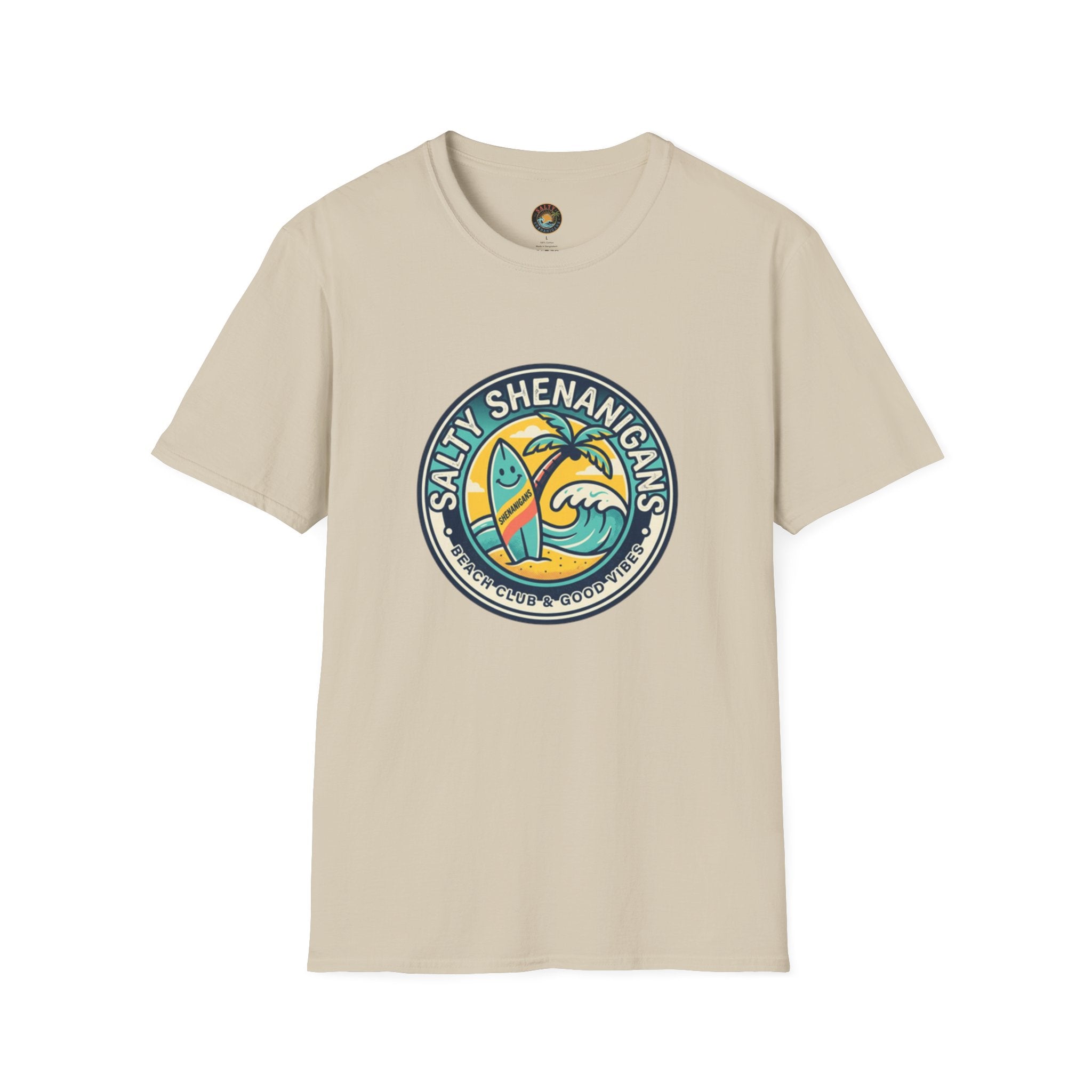 Salty Shenanigans Beach Club 'Good Vibes' T-Shirt