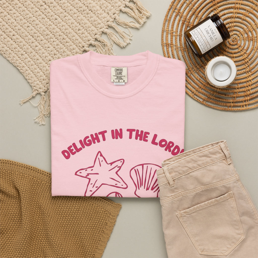 Clothed In Christ T‑Shirt —Delight In The Lord Tee Printify