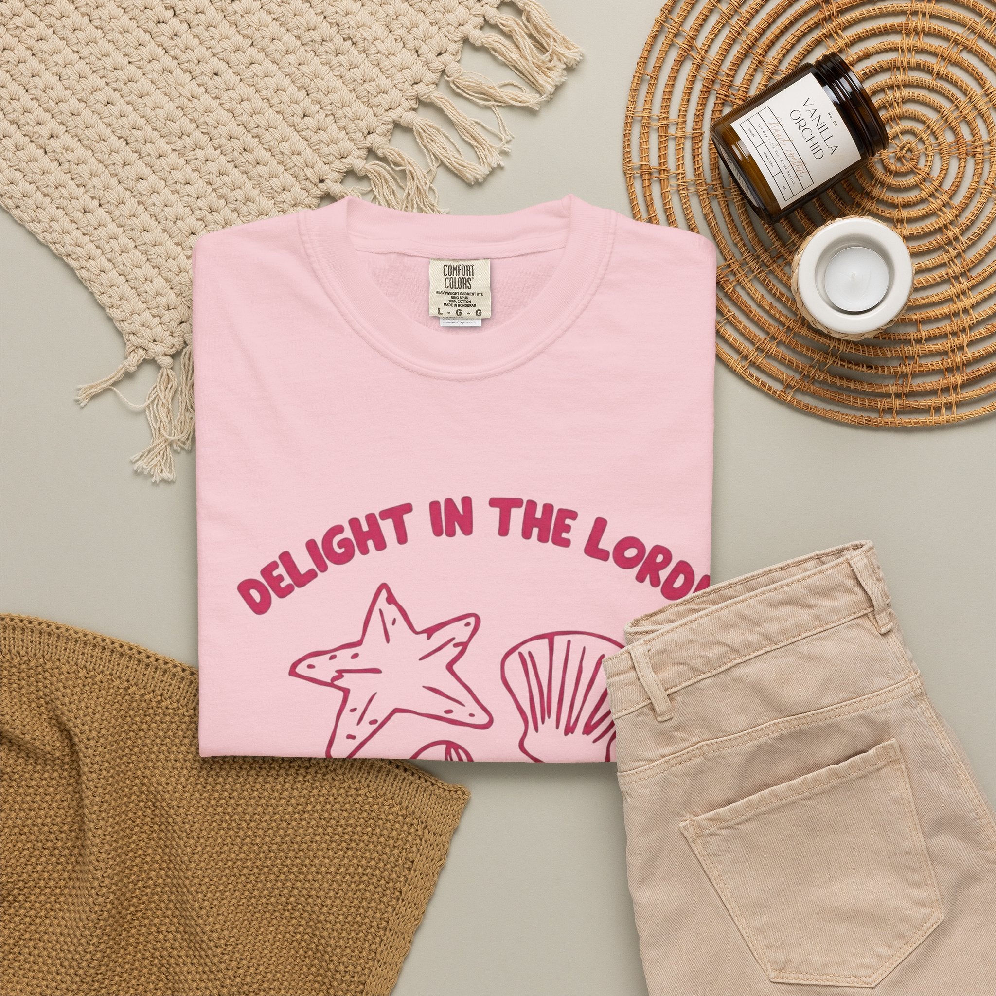 Clothed In Christ T‑Shirt —Delight In The Lord Tee Printify