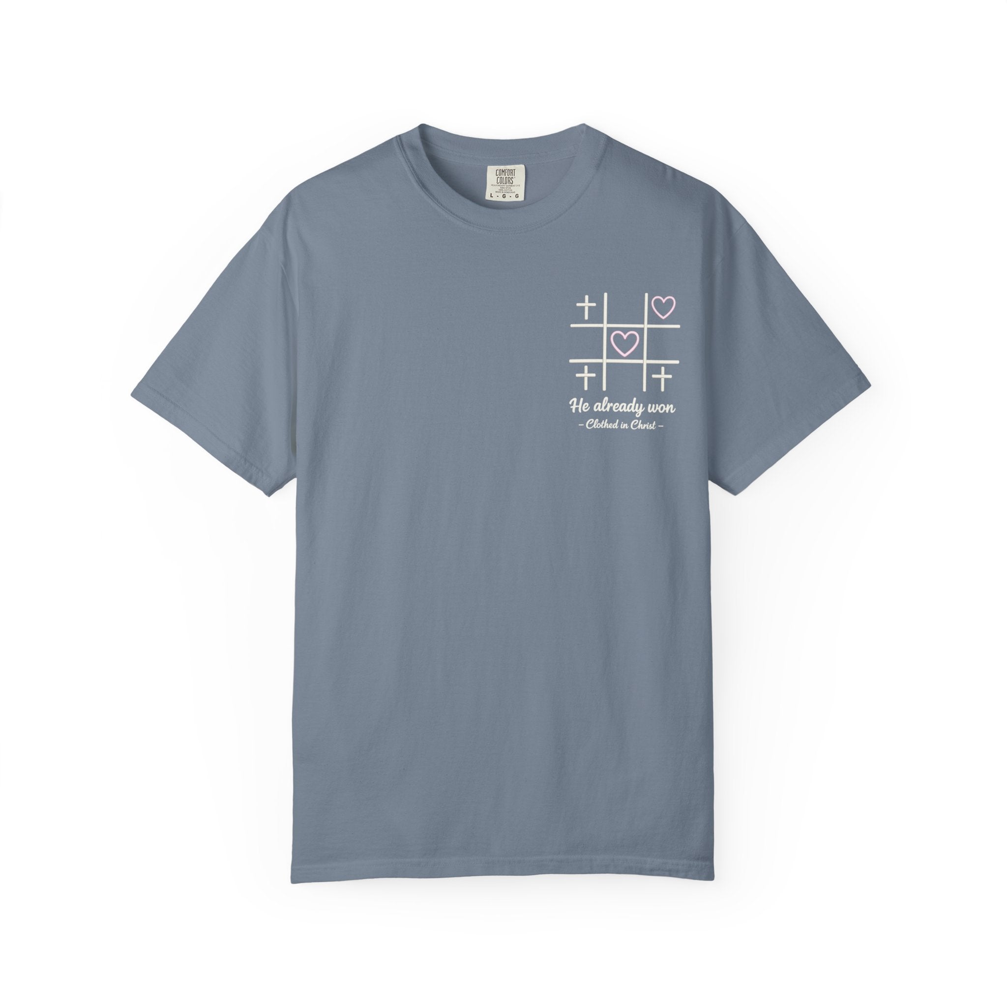 Minimal Heart Tic-Tac-Toe T-Shirt Printify
