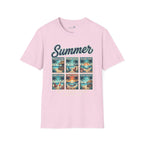 Summer Vintage Beach Postcard Graphic T-Shirt Printify
