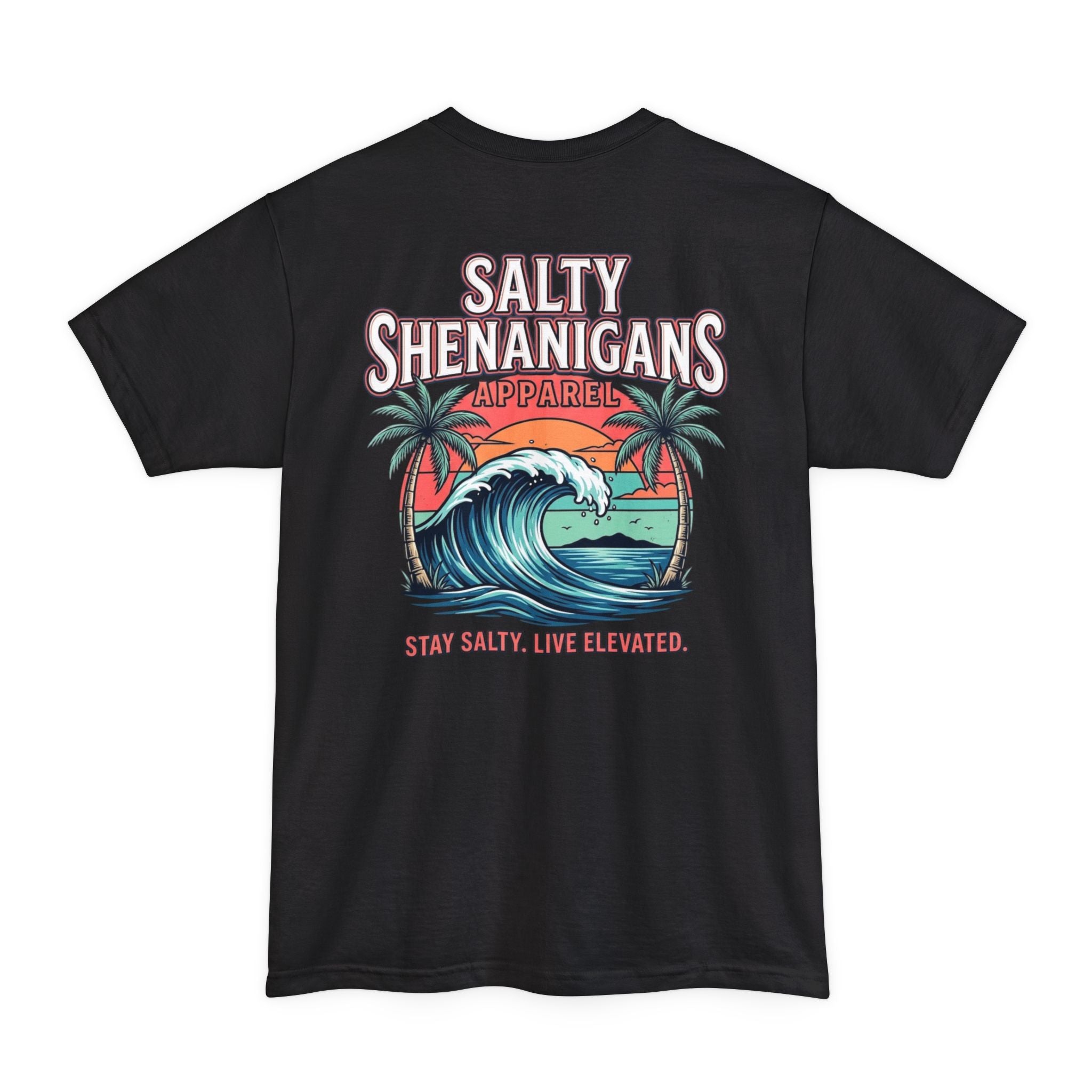 Salty Shenanigans Wave Crest T-Shirt Printify