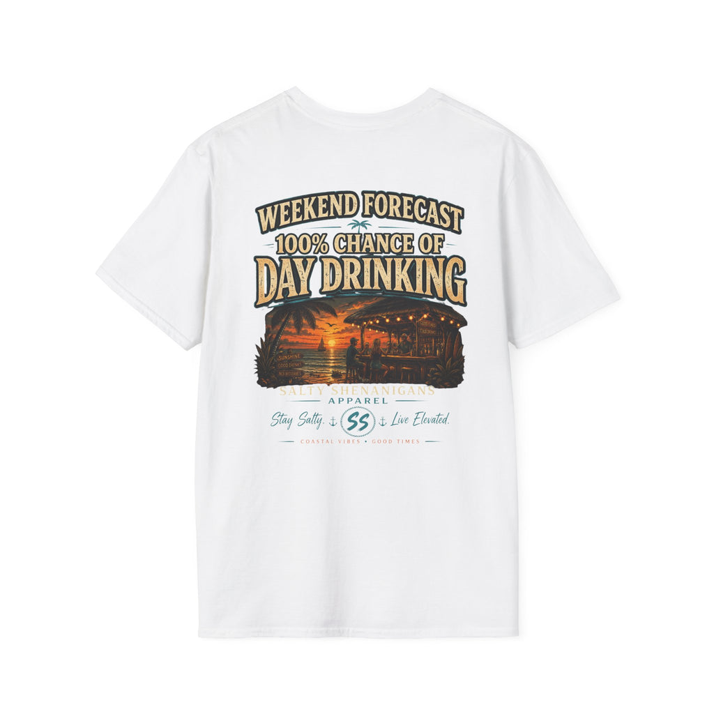 Weekend Forecast: 100% Chance of Day Drinking Tee Printify