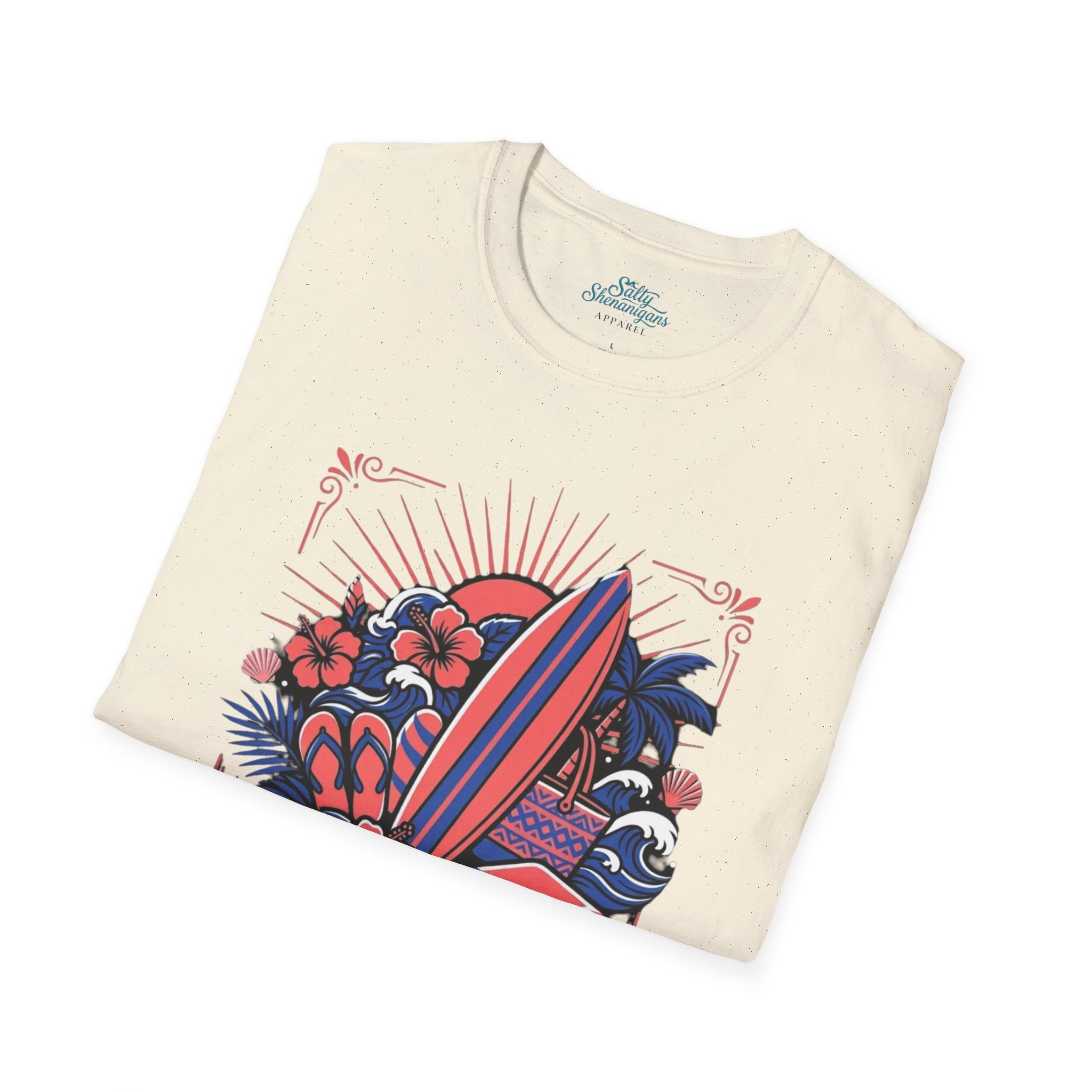 Salty Shenanigans Coastal Escape T-Shirt Printify
