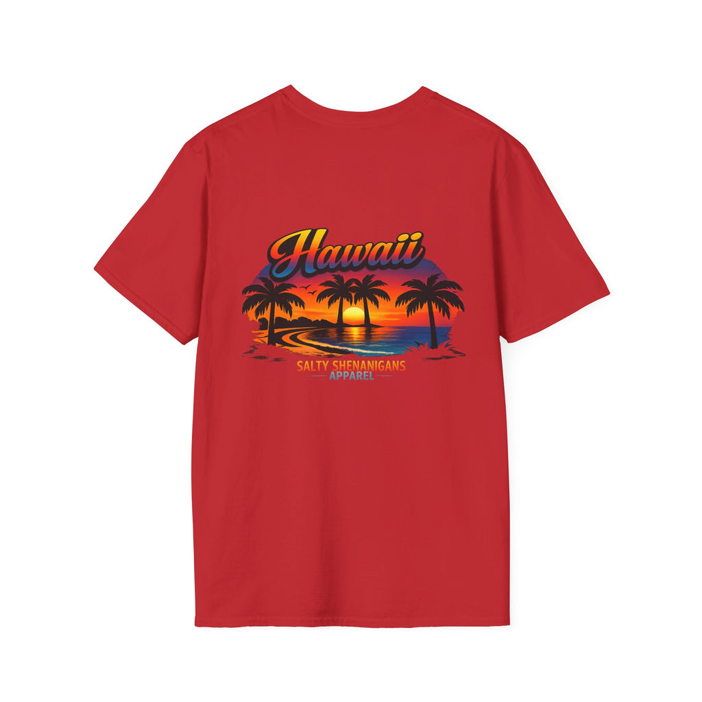 Hawaii Beach Palm T-Shirt Printify