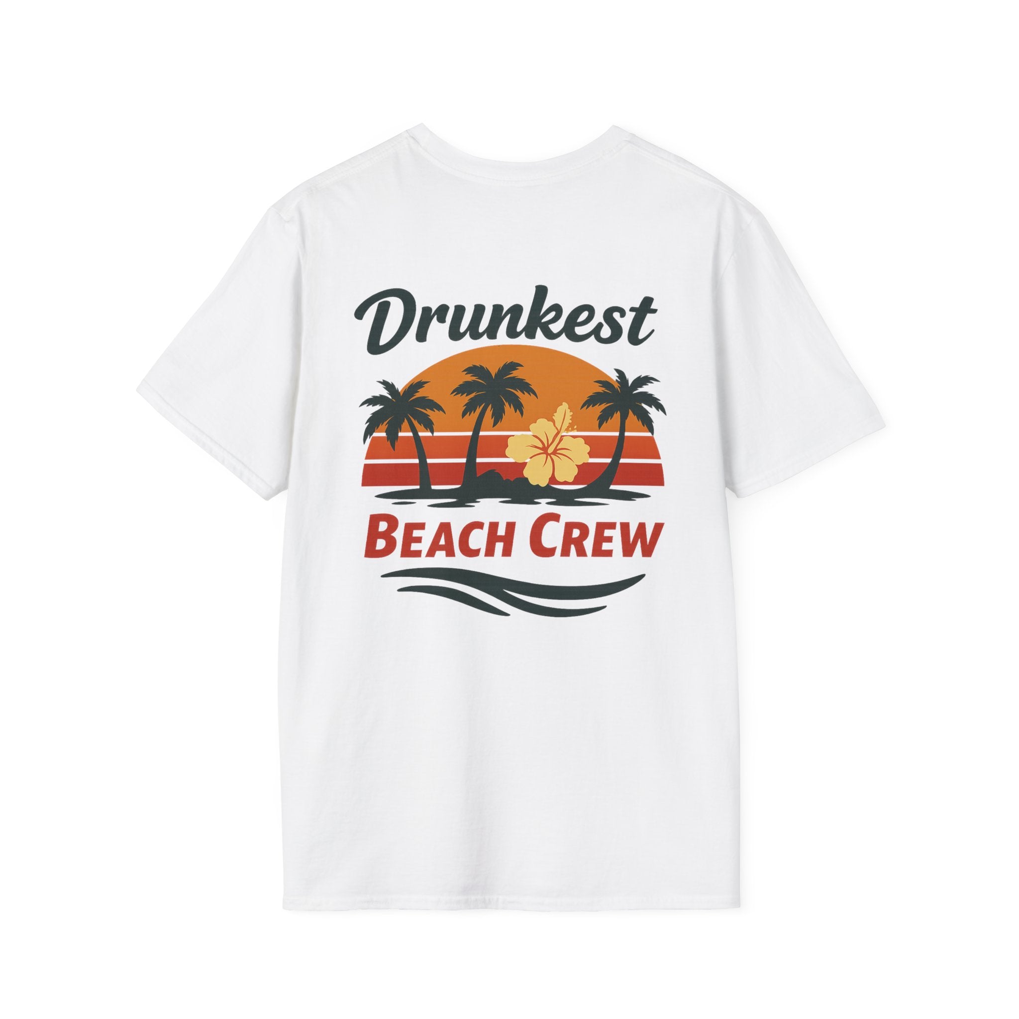 Drunkest Beach Crew T-Shirt Printify
