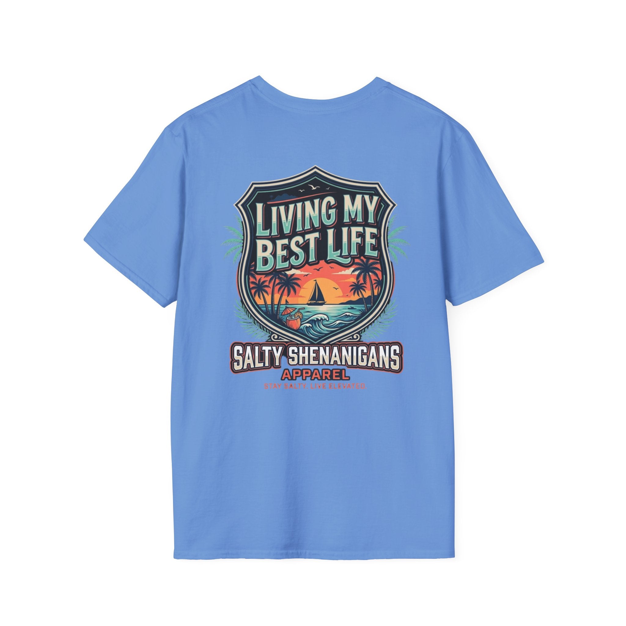 Living My Best Life Shirt | Beach Vacation Tee Printify