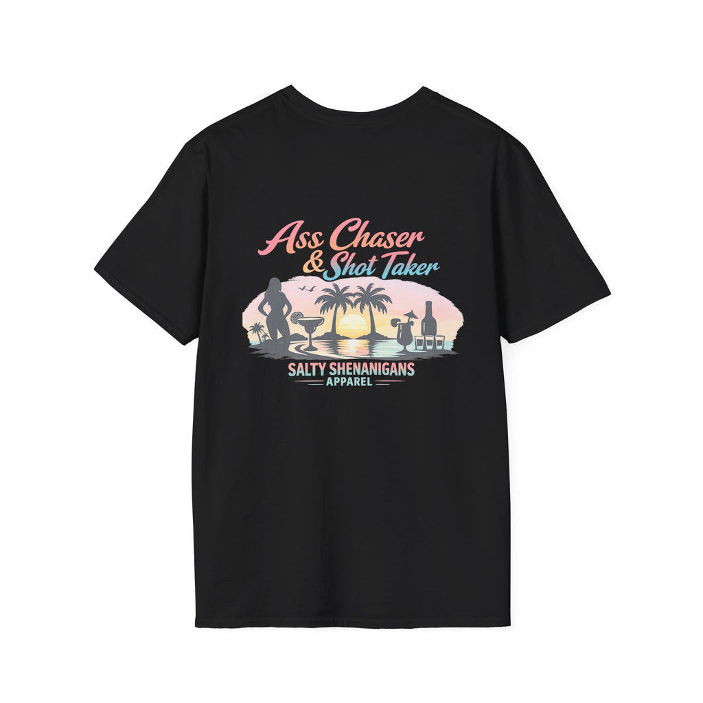 Funny - Ass Chaser & Shot Taker T-Shirt Printify